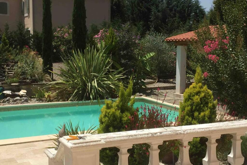 Peaceful 3 Bedroom 8 Person Ground Floor Apartment With Large Private Heated Pool La Digne-d'Amont Exterior photo